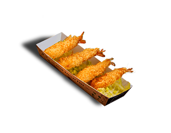 Gambas tempura